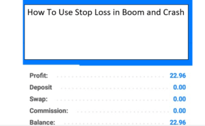 How to Use Stop Loss in Boom and Crash